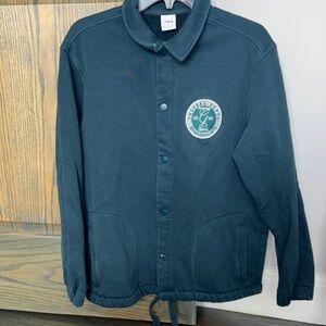 Zara Men's Blue button sweater